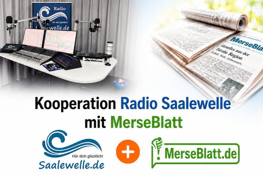 Radio Saalewelle und MerseBlatt starten Kooperation für mehr regionale Reichweite
