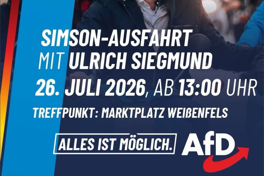 Simson-Ausfahrt mit Ulrich Siegmund in Weißenfels