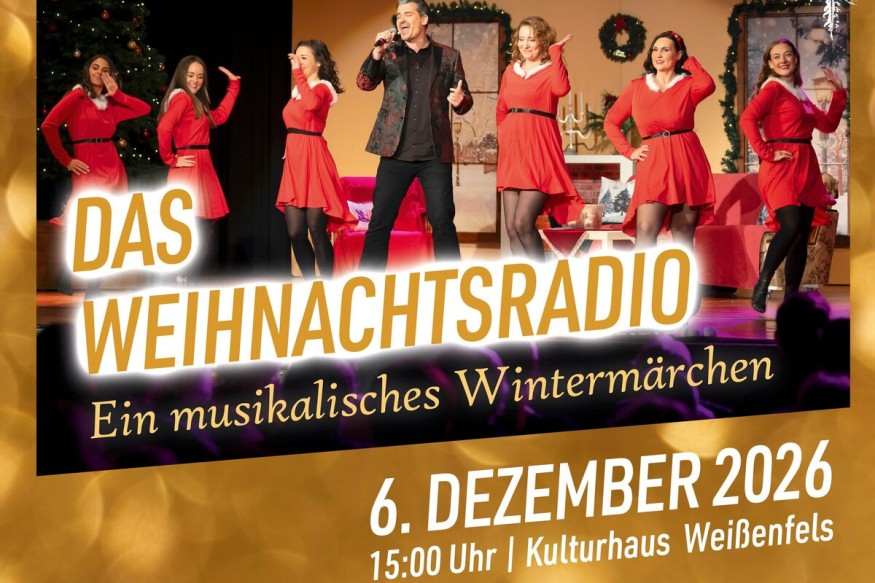 Music Art Weißenfels präsentiert »Das Weihnachtsradio«